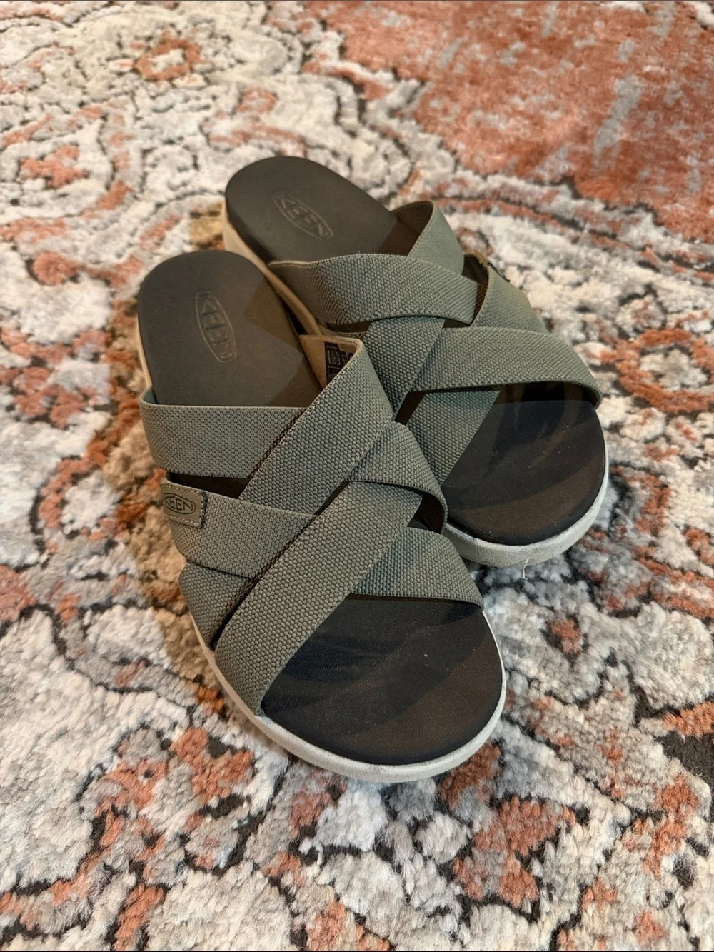 Keen Women’s Olive Crossband Slide Sandals